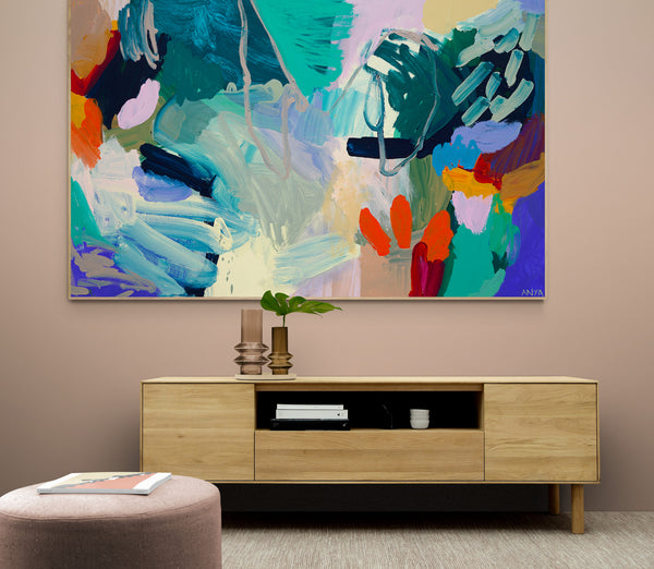 'When They Filled My Soul' Framed Canvas Print