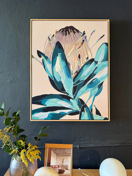 'Carry The Feeling' Framed Canvas Print