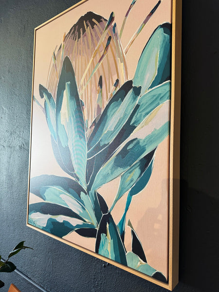 'Carry The Feeling' Framed Canvas Print