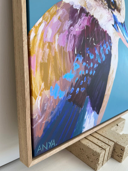 'Caught Up In Explaining' Customised CANVAS PRINT - Small