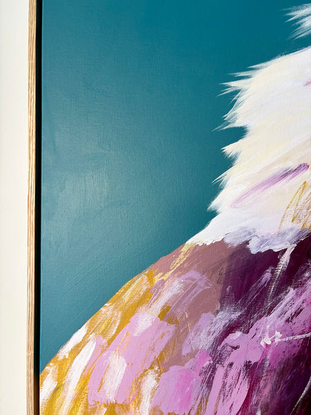 'Caught Up In Explaining' Customised CANVAS PRINT - Large