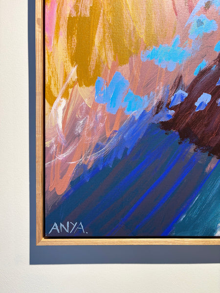 'Caught Up In Explaining' Customised CANVAS PRINT - Large