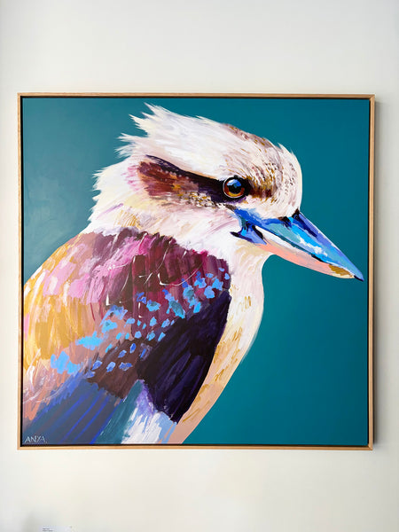 'Caught Up In Explaining' Customised CANVAS PRINT - Large