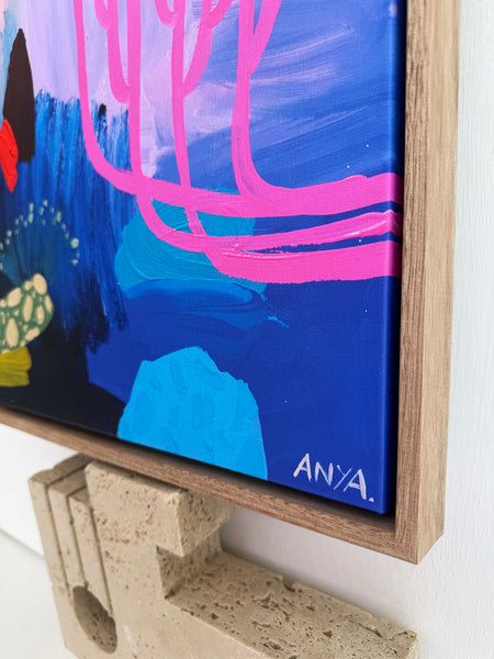 'Coral Study no.72' XS Framed Canvas Print