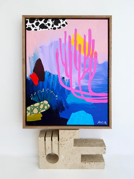 'Coral Study no.72' XS Framed Canvas Print