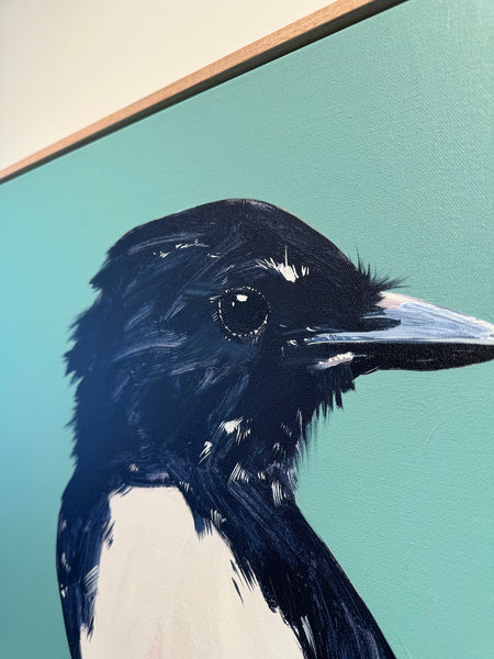 'Cover What We Can't Erase' Framed Canvas Print