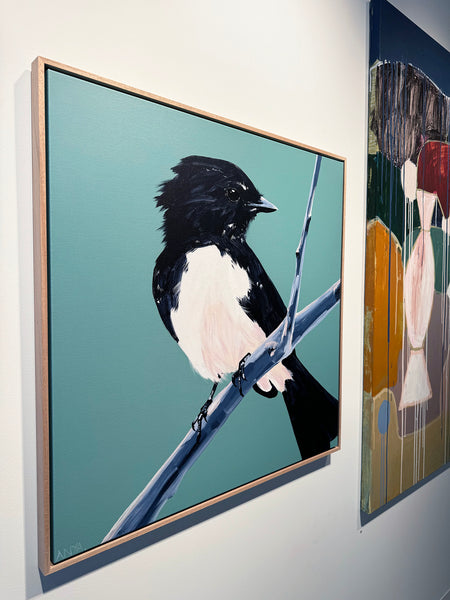 'Cover What We Can't Erase' Framed Canvas Print