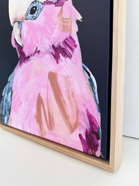 'Emotional Content' XS Framed Canvas Print