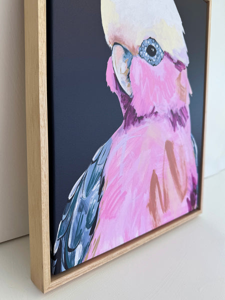 'Emotional Content' XS Framed Canvas Print