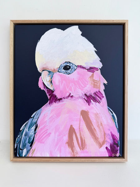 'Emotional Content' XS Framed Canvas Print