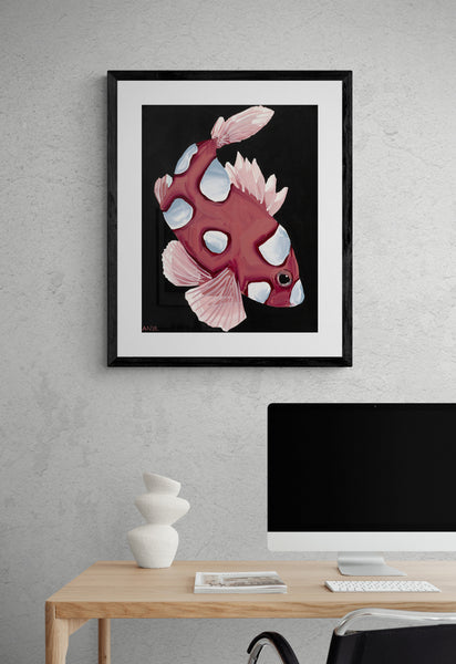 'Fish Fifteen' PAPER PRINT