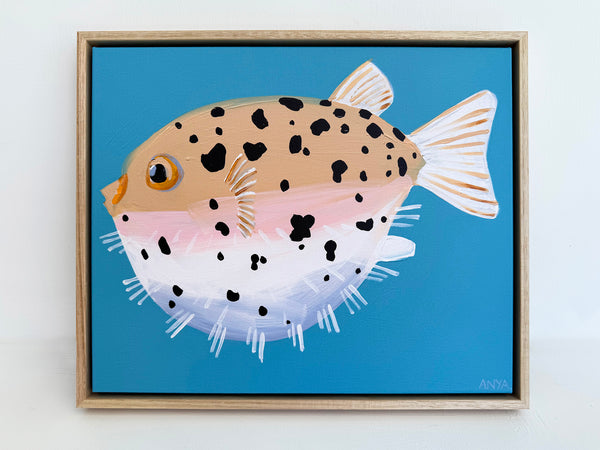 'Fish Fourteen' XS Framed Canvas Print