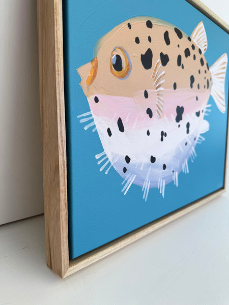 'Fish Fourteen' XS Framed Canvas Print