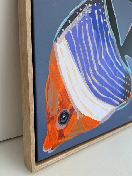 'Hamilton' XS Framed Canvas Print