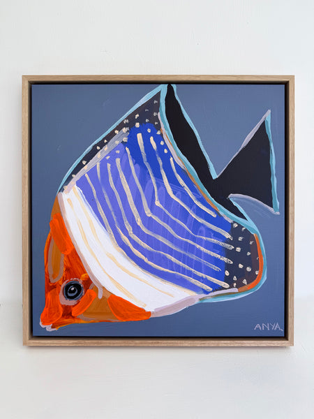 'Hamilton' XS Framed Canvas Print