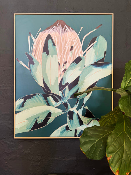 'Having Little Effect' Framed Canvas Print