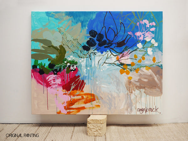 'If You Look Long Enough' Framed Canvas Print