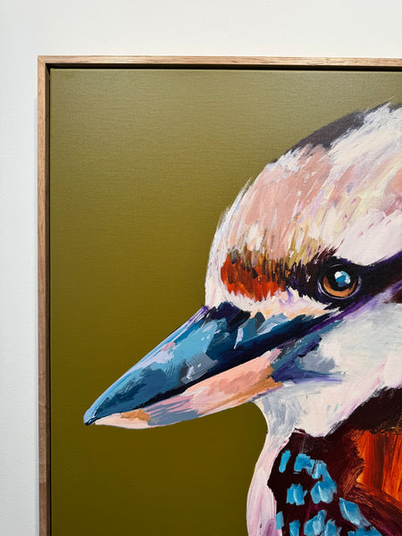 'In Love With Longing' Framed Canvas Print