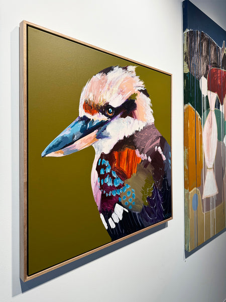 'In Love With Longing' Framed Canvas Print