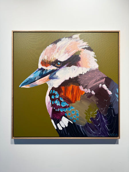 'In Love With Longing' Framed Canvas Print