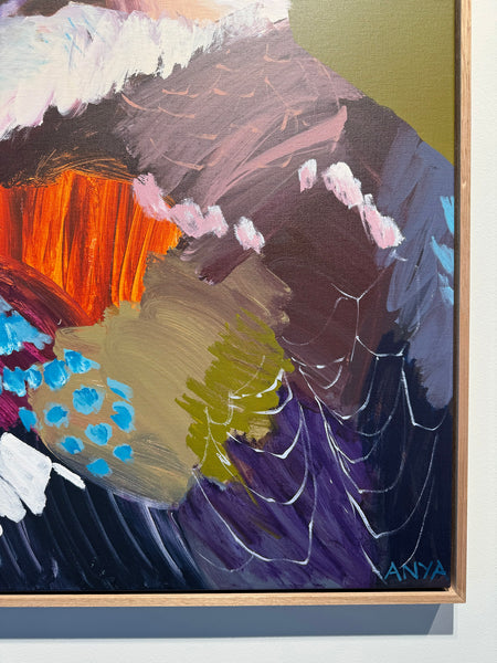 'In Love With Longing' Framed Canvas Print