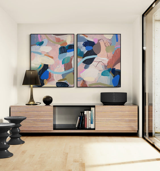 'Let Loss Reveal It - Diptych' CANVAS PRINT