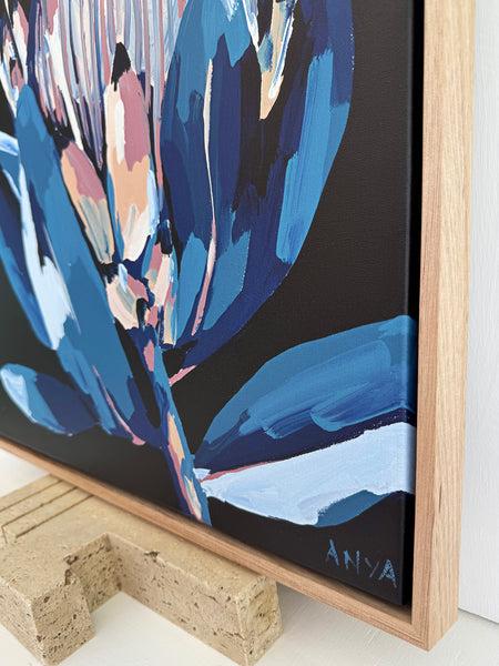 'Listless But Not Lonely' Framed Canvas Print