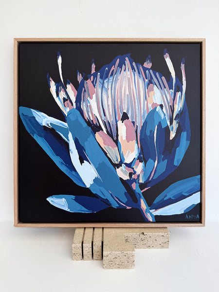 'Listless But Not Lonely' Framed Canvas Print