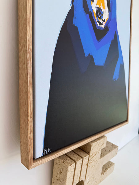 'Lost In Shadow' Framed Canvas Print