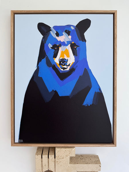 'Lost In Shadow' Framed Canvas Print