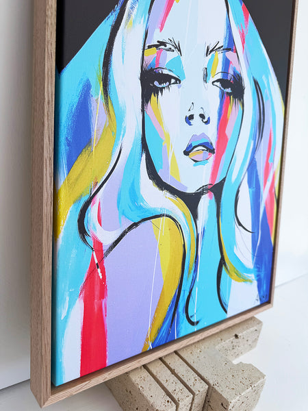 'Make A Mess Of Where I Am' Framed Canvas Print