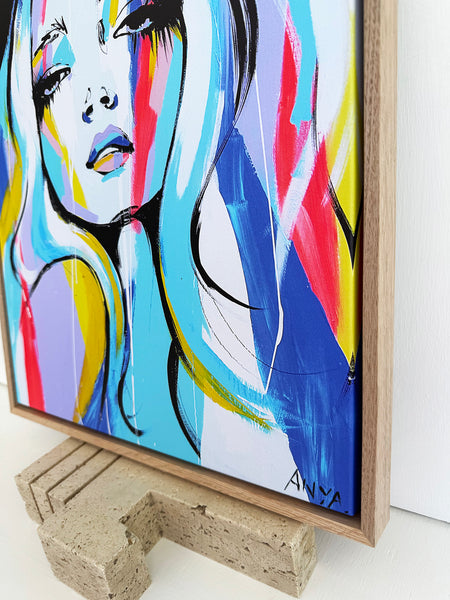 'Make A Mess Of Where I Am' Framed Canvas Print