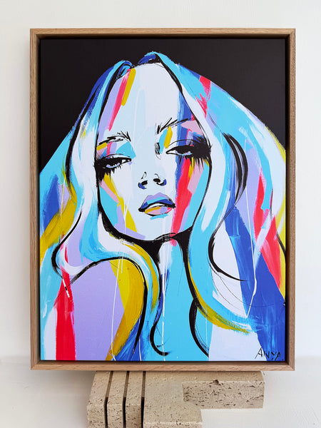 'Make A Mess Of Where I Am' Framed Canvas Print