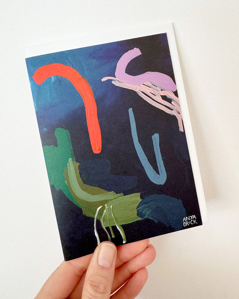 ABSTRACT GREETING CARDS PACK