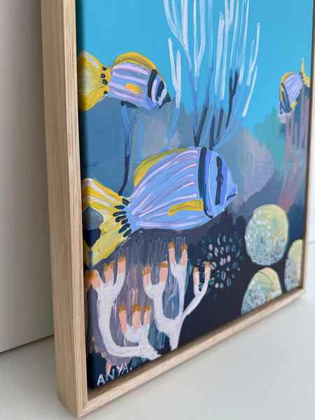 'Reef no.10' XS Framed Canvas Print