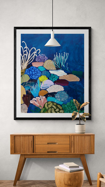 'Reef no.34' PAPER PRINT