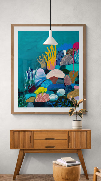 'Reef no.33' PAPER PRINT