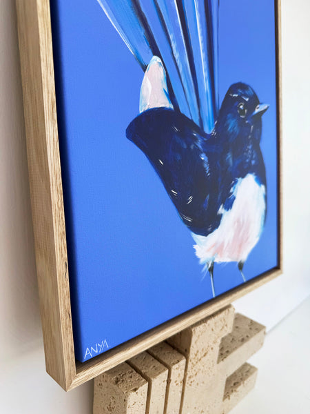 'Safety In Knowing' XS Framed Canvas Print