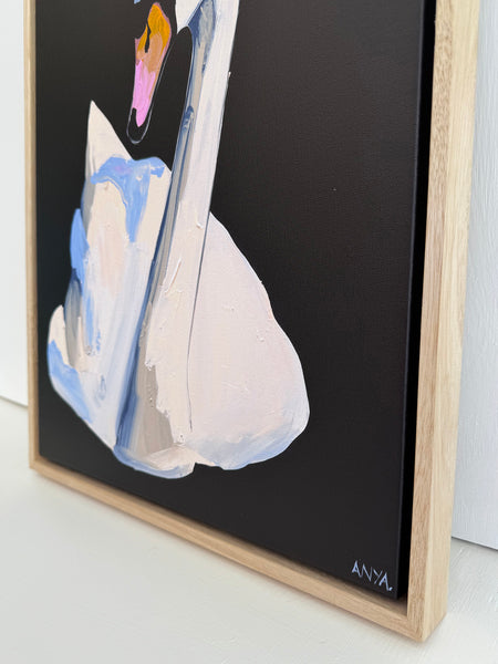 'Self Deception' XS Framed Canvas Print