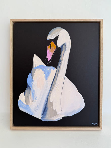 'Self Deception' XS Framed Canvas Print