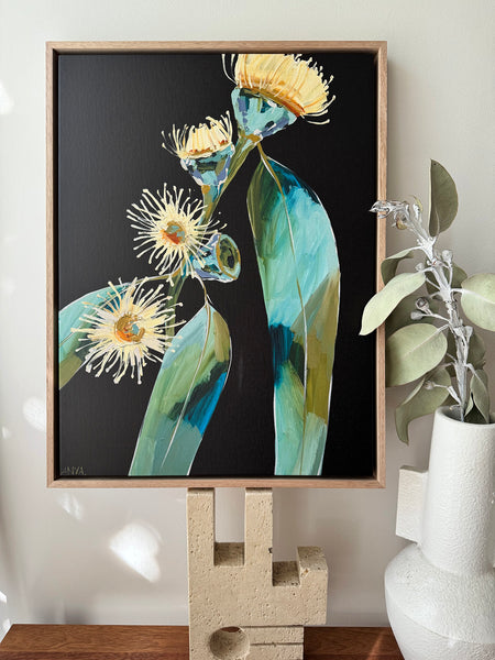 'Taken To Dark Places' Framed Canvas Print