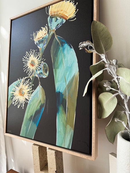 'Taken To Dark Places' Framed Canvas Print