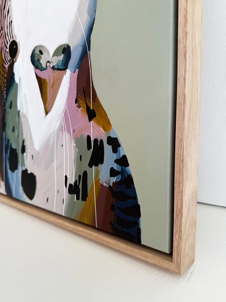 'Tear Me Up' XS Framed Canvas Print