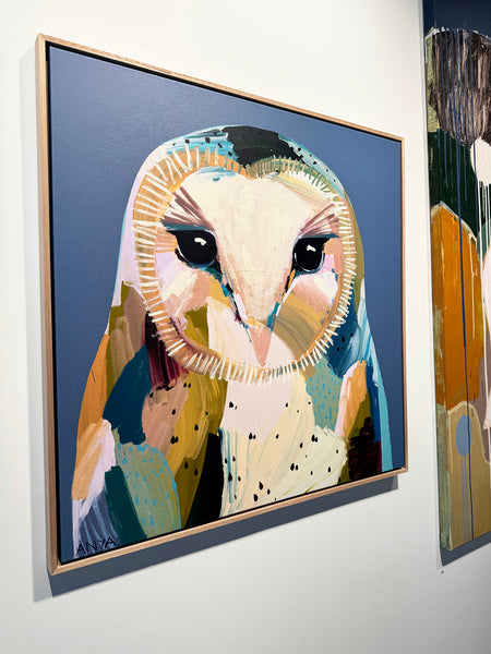 'Tip Toe Around Me' Framed Canvas Print