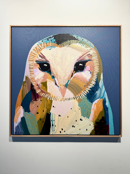 'Tip Toe Around Me' Framed Canvas Print