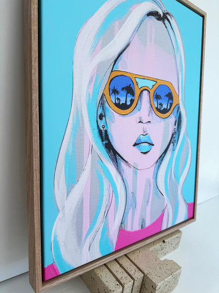 'We Don't Really Need To Talk About It' Framed Canvas Print