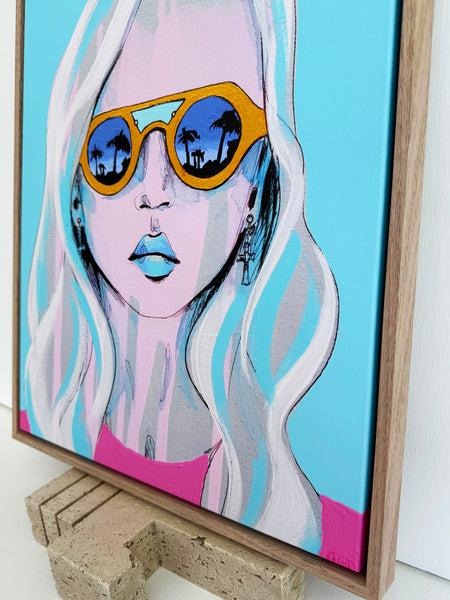 'We Don't Really Need To Talk About It' Framed Canvas Print