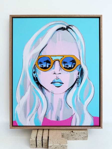 'We Don't Really Need To Talk About It' Framed Canvas Print