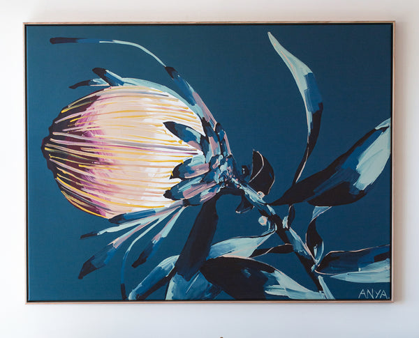 'We Try To Set Things Right' Framed Canvas Print