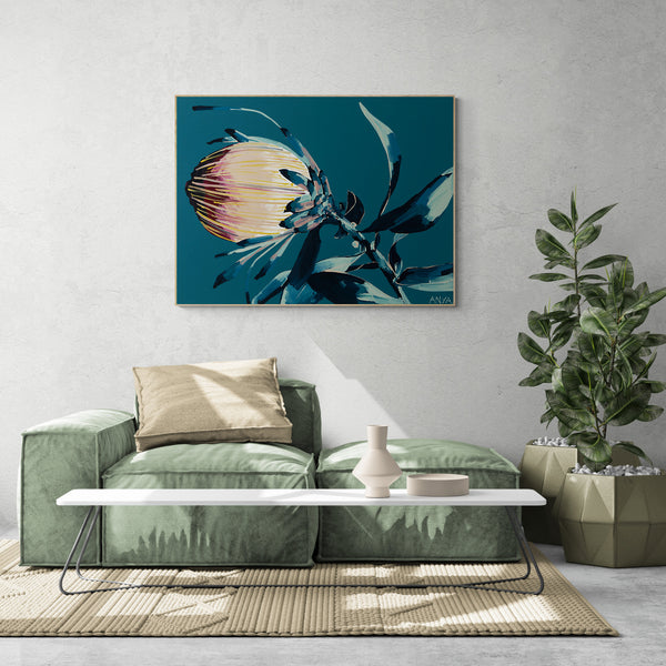 'We Try To Set Things Right' Framed Canvas Print